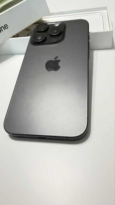 Iphone 15 pro 128GB BLACK 10 месеца Гаранция