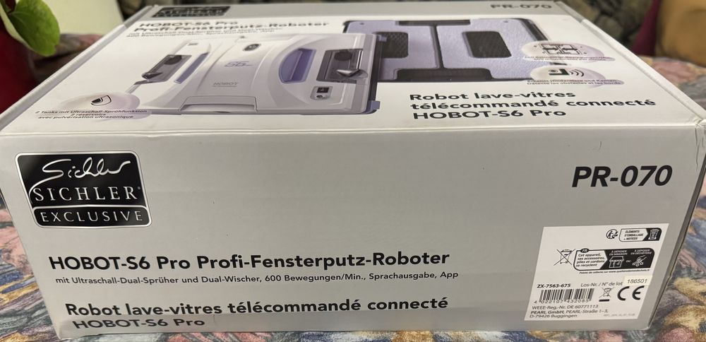 Електрически робот за почистване на стъкла Hobot S6 Pro