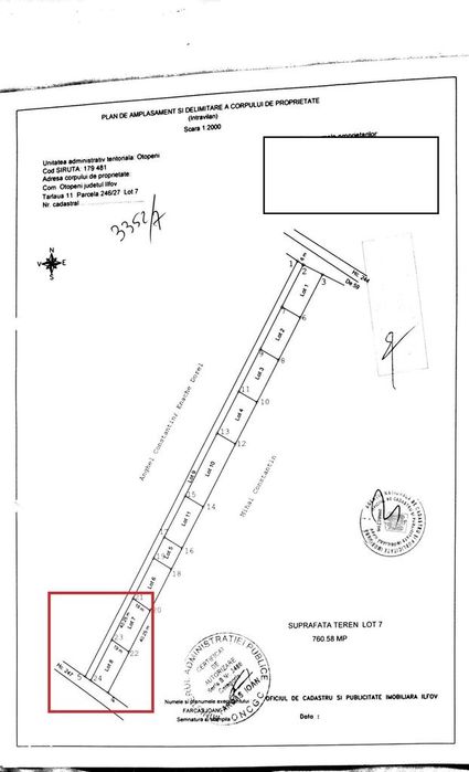 Ideal Investitie - Str Ctin Brancoveanu, zona noua, intravilan in noul