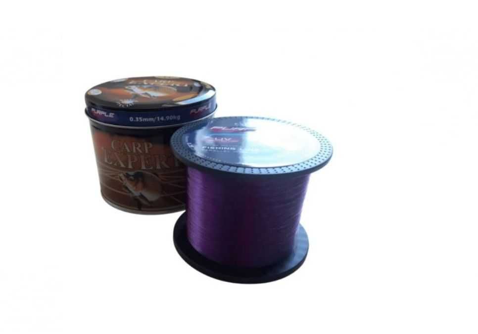 Fir monofilament Carp Expert UV Purple, 1000m-diferite grosimi