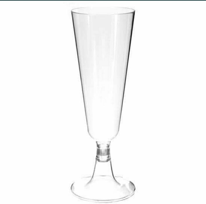 Set pahare pt. șampanie din acril transparent 25 bc/set