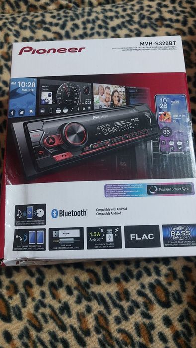 Pioneer MVH-S320BT – Автомобилен Bluetooth USB плейър