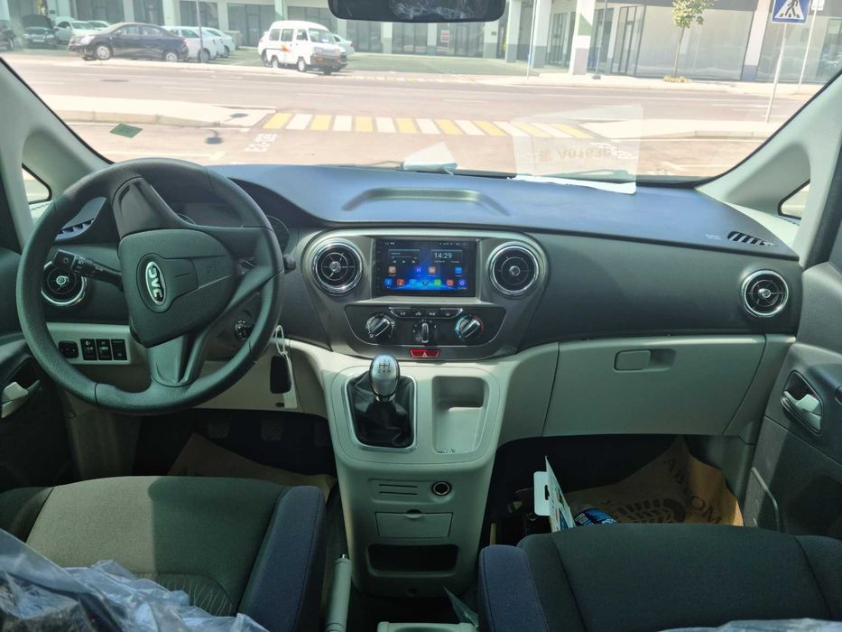 JAC M3 Plus 9-Orindiqli Miniven Gaz qoysa boladi Tayyor