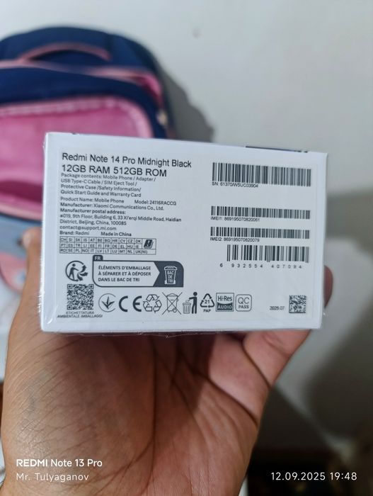 Srochno Redmi Not 14 Pro  Sotiladi Yoki Abmen!!!