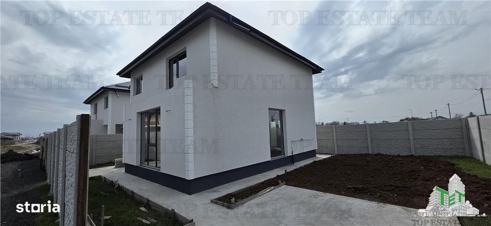 Clinceni - Casa la gri individuala P+1, curte 260mp