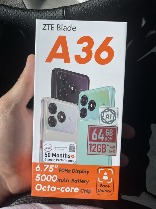 Смартфон ZTE blade A36