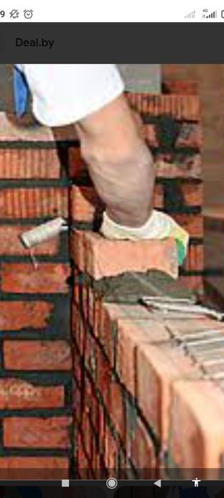 Gisht, shlokoblok, gazablok teramiz. Кладка кирпича, газоблок, шлокобл