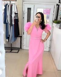 Вечерний платье,розовое