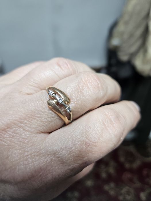 Кольцо золотое 585