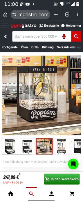 Vând aparat pop corn