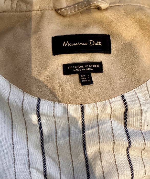 Дамско кожено яке Massimo Dutti “L”