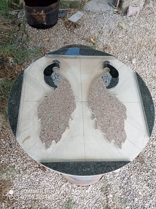 Мозайка ( пауни символ на богатство власт и безсмъртие)