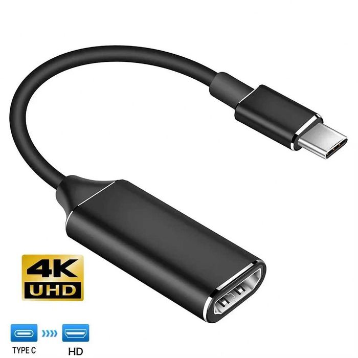 Adaptor convertor USB-C Type C la HDMI pt laptop, telefon suporta 4k