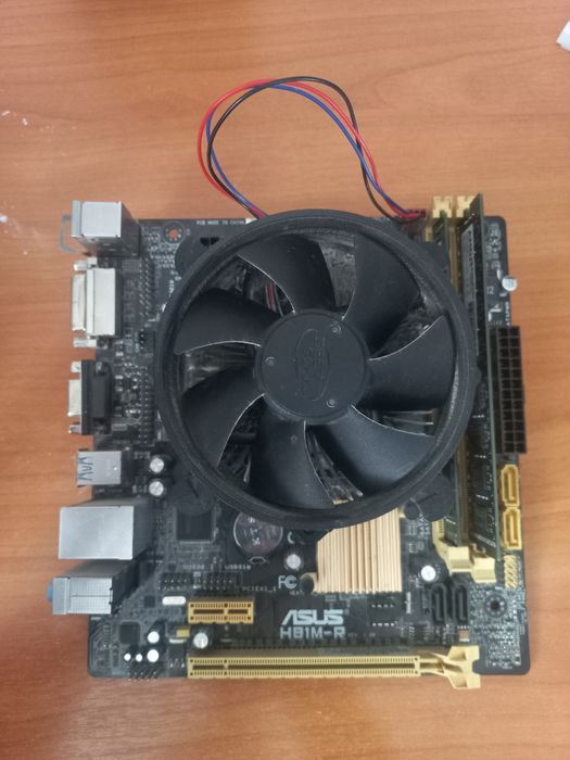 Материнская плата h81m-r +Intel i5 4570+озу 8 гб