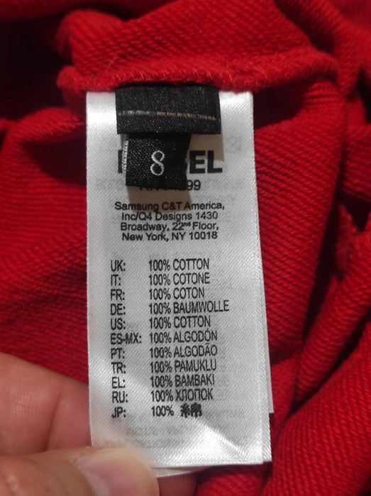 Hanorac copii fete Diesel  8 ani