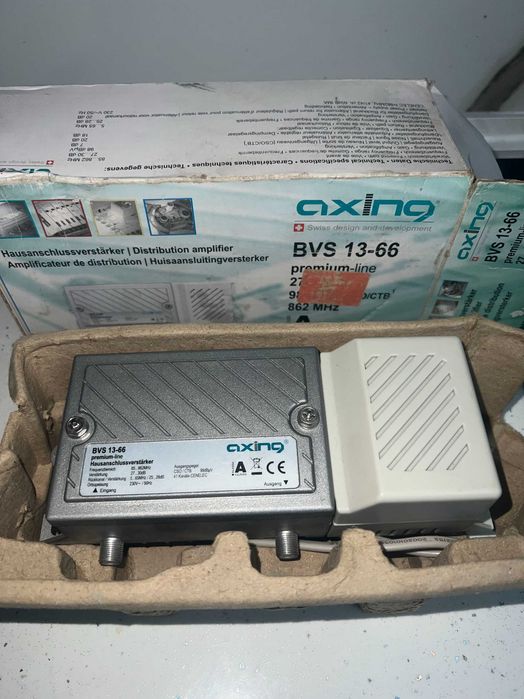 Усилвател за кабелна телевизия Axing BVS 13-66 Premium-line (30 dB)