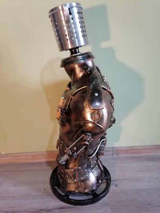 Lampă manechin stil mecanic-industrial,steampunk,vintage