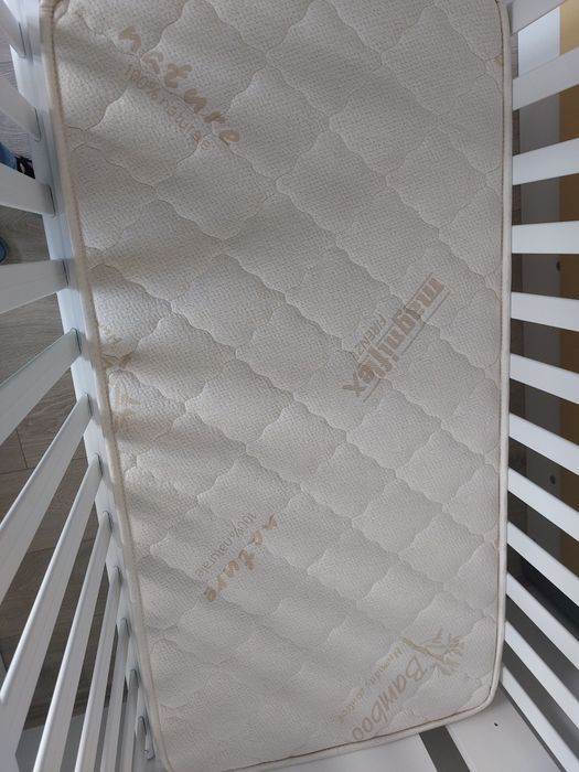 Бебешка кошара от МДФ + матрак 120х60 Magniflex Fiaba Bamboo