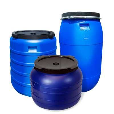 Бидон с широко гърло и винтов капак - 100л - 150л - 200л - 250л - 300л - 350л - 420л.