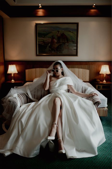 Свадебное платье и фата