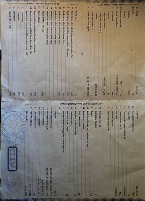 Vând  Renault master duba camper autorulota schimb rulotă dubă locuri