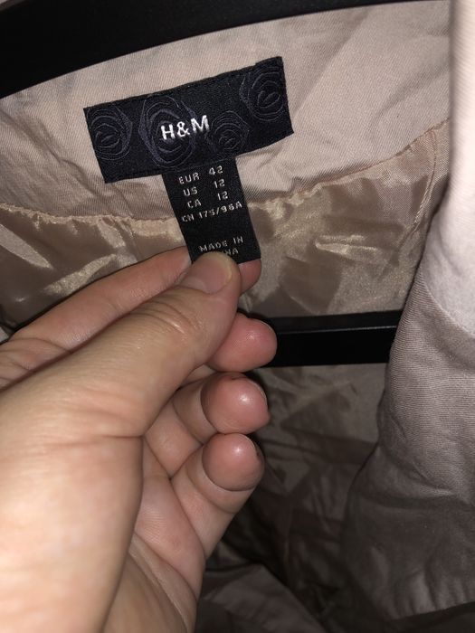 Sacou bumbac H&M, pt. dama, mar. 42, nou fara eticheta