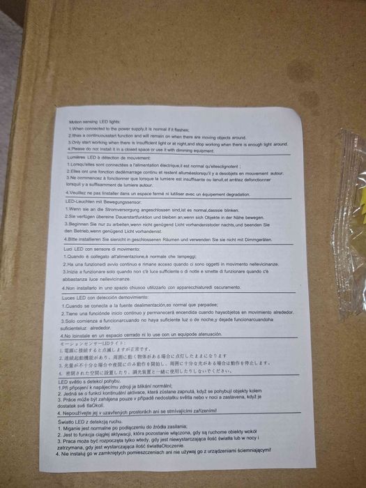 НОВ LED плафон с датик за движение и осветеност на 220 волта