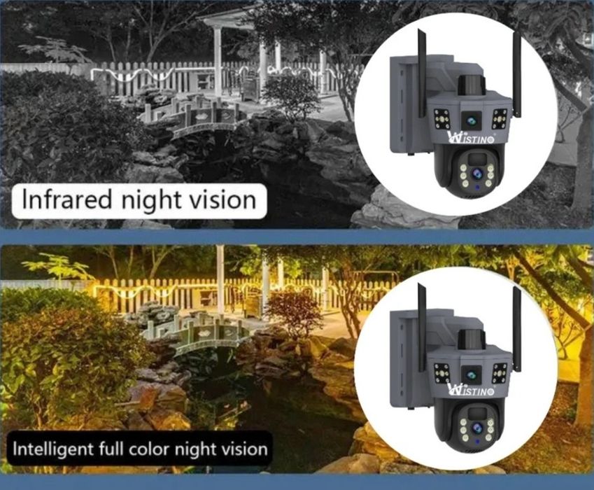 Camera de Supraveghere Solara 4G, Zoom X10, Full HD 1080p, Vedere Noct