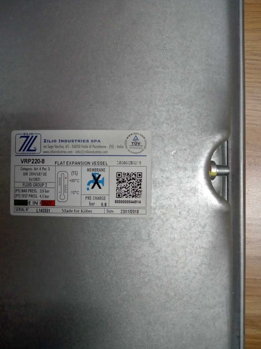 Vând vas de expansiune 8 litri