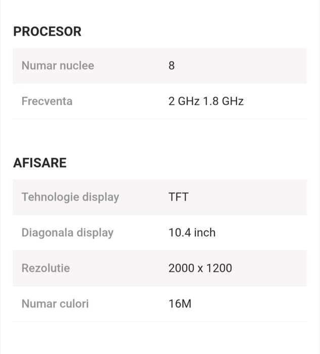 Tabletă Samsung A7 10.4"