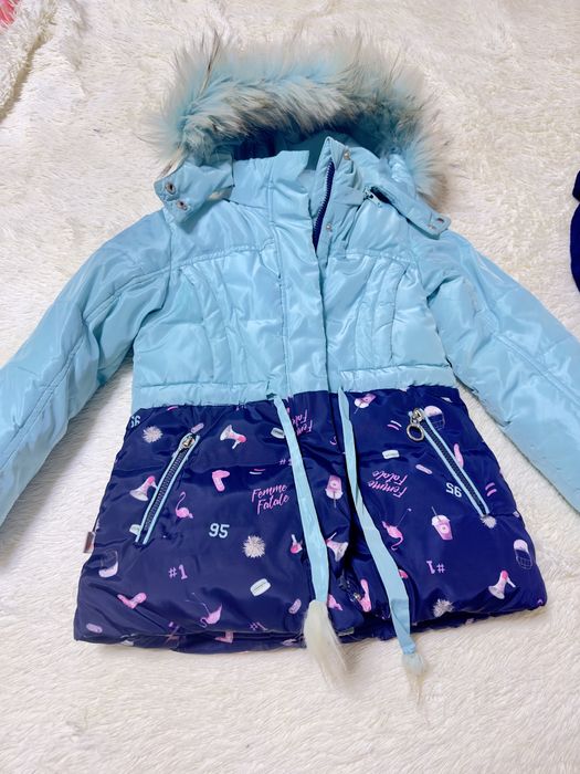 Продаю деткий зимний комплект комбенезон куртку