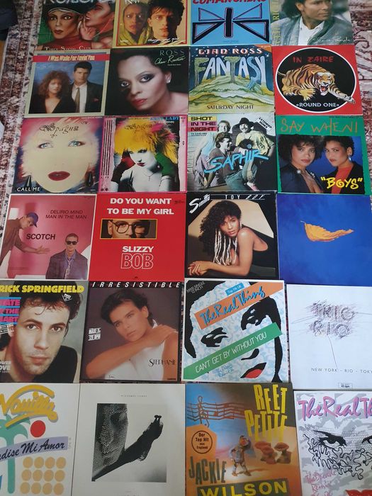 Discuri vinil maxi single Bad Boys Blue Sandra,Pet Schop Boys Michael Jackson C.C Catch Madona Erasure Europe Alphaville etc.