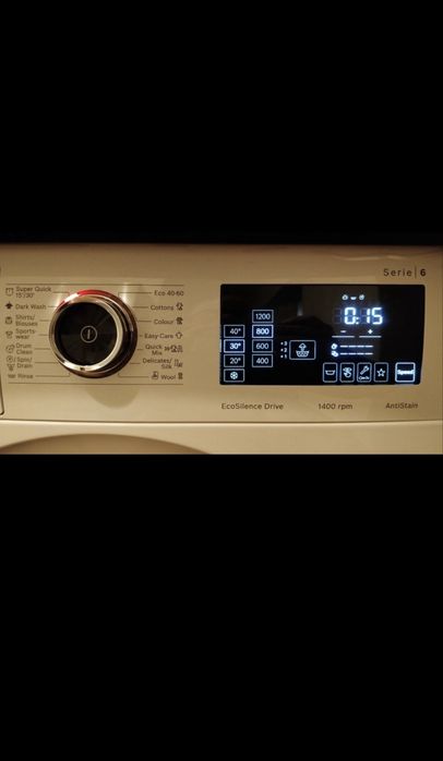 Masina de spalat rufe Bosch WAU28R60BY, 9 kg, 1400 RPM, Clasa C, EcoSilence Drive, AntiPete, Super Quick 30, Alb