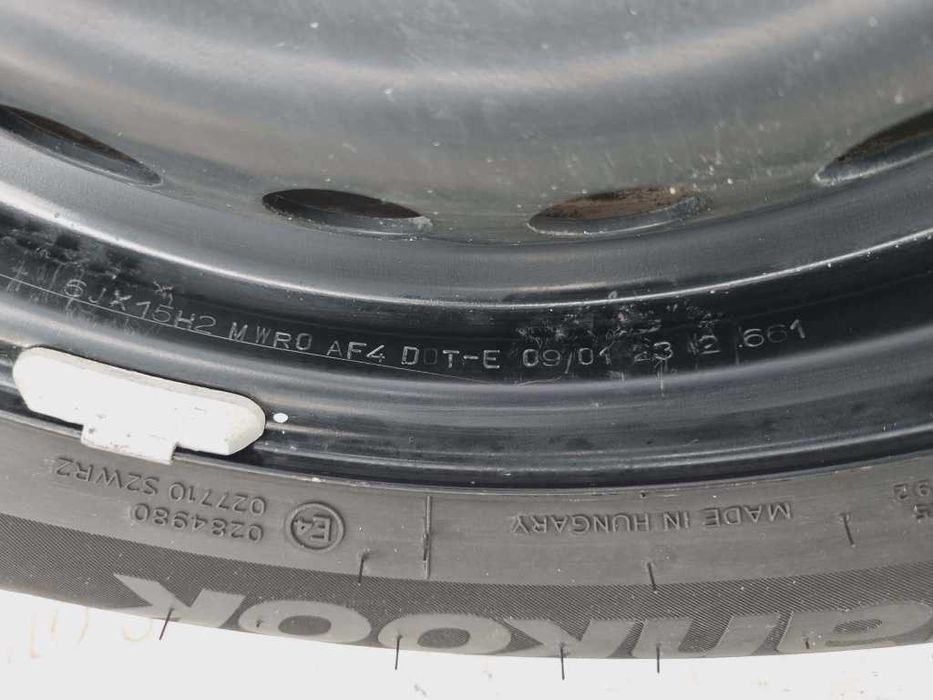 Jante tabla R15 5x114.3 ET40 cu 2 anvelope 195/65/15 si 2 anvelope 185/65/15 Renault Kangoo II Express / Fiat Scudo III