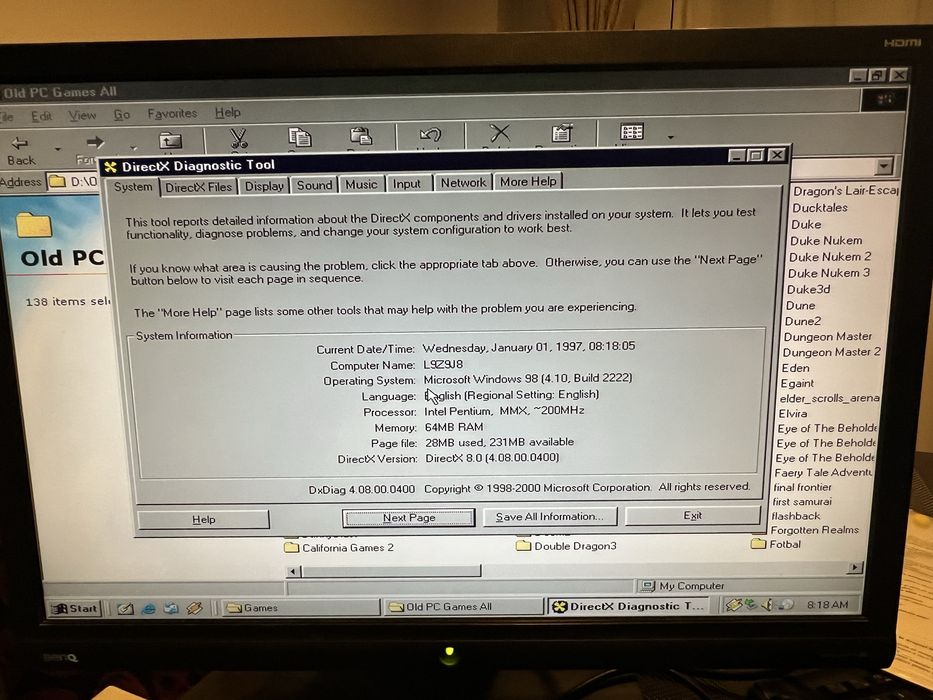 Retro pc Compaq deskpro pentium 200 mmx