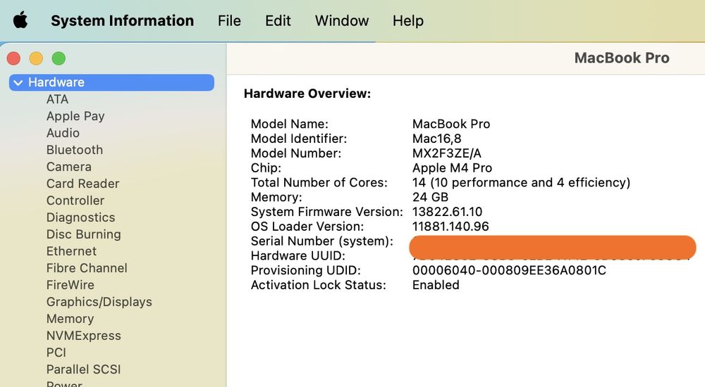 Apple - MacBook Pro 14, M4 Pro 14/20, 24GB/1TB, ОТ БГ, В ГАРАНЦИЯ