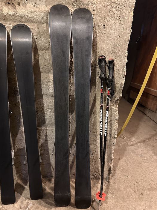 Детски ски с автомати 100 и 110 cm, ски обувки 20 (24,5 mm)