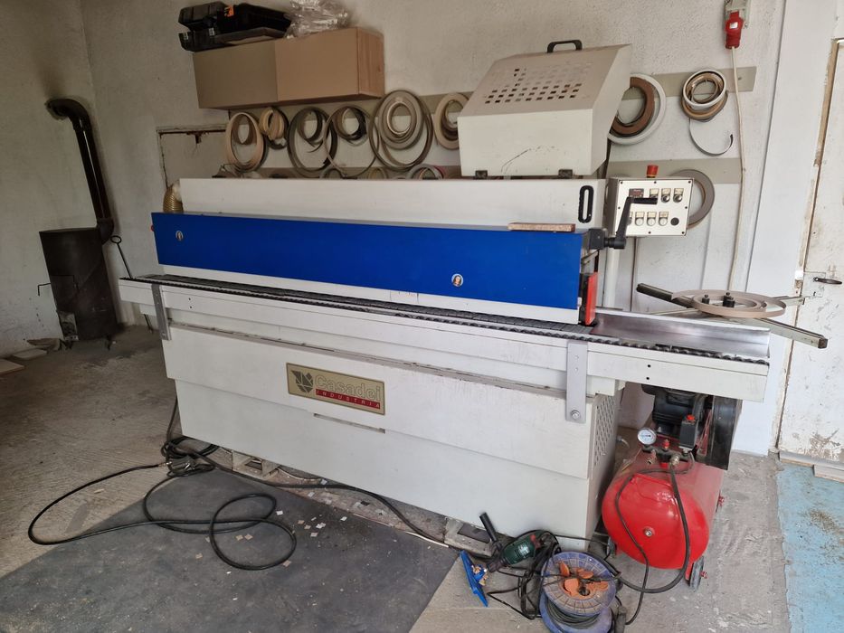 Vând utilaje producție mobila Circular cu incizor și mașina de cant