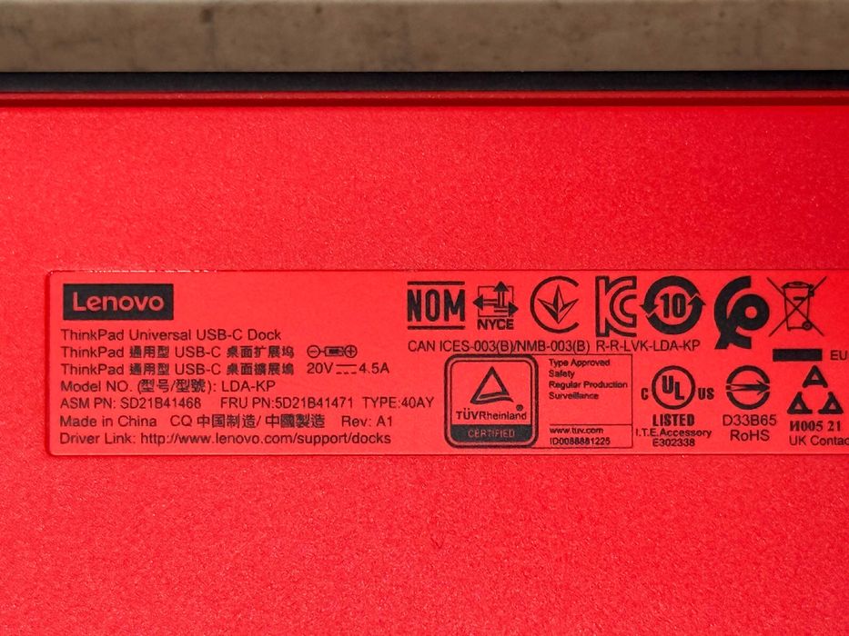 Docking Lenovo ThinkPad Universal USB-C 90W