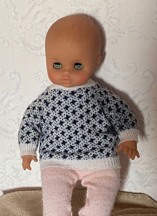 Кукла-малыш производство ГДР, в отличном состоянии, винтаж