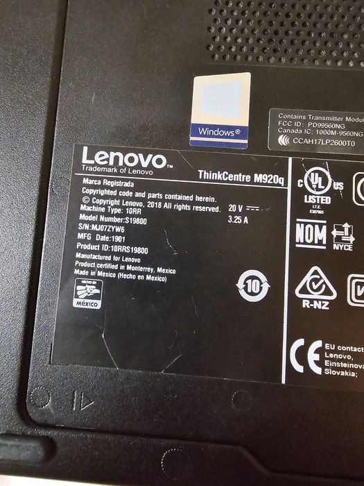 Lenovo M920q, mini pc usff cu placă video dedicată