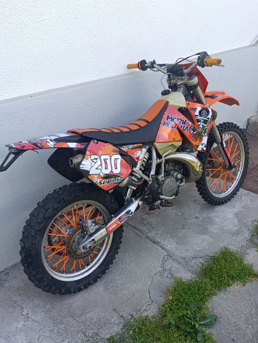 Enduro Ktm exc 200 înmatriculată