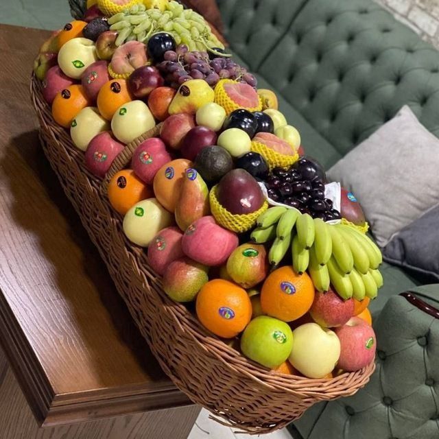 Корзины и фруктовое искусство