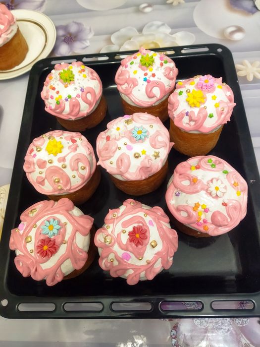 Домашние куличи на праздник Пасхи