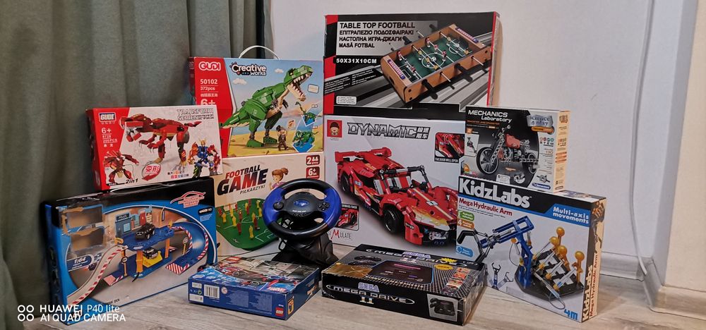 Детски играчки - Лего, джага, волан, гараж