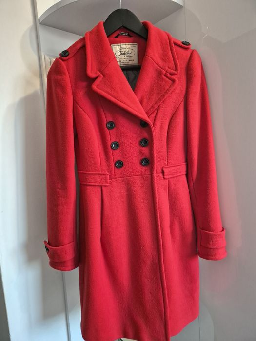 Palton Zara, S, rosu