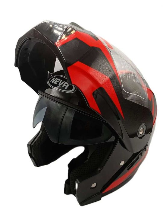 Модуларна отваряема каска с очила за мотор скутер