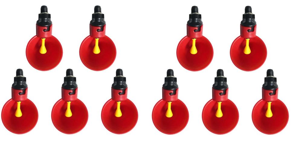 Adapatoare automata pasari, gaini, cu piulita, set 10 buc