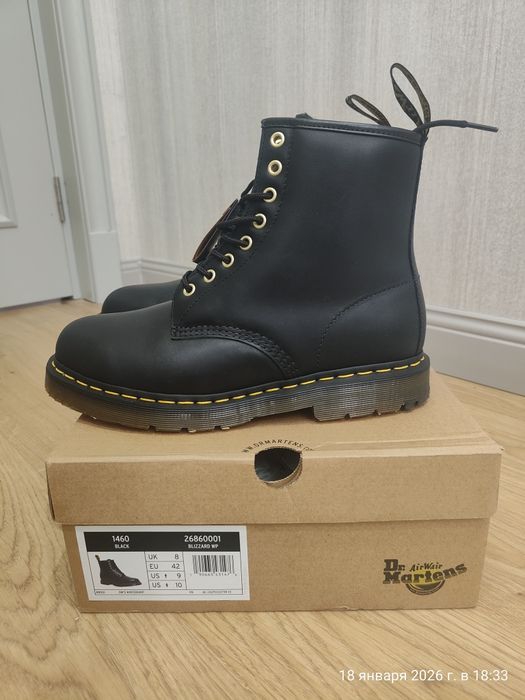 Зимние ботинки Dr. Martens с мехом.