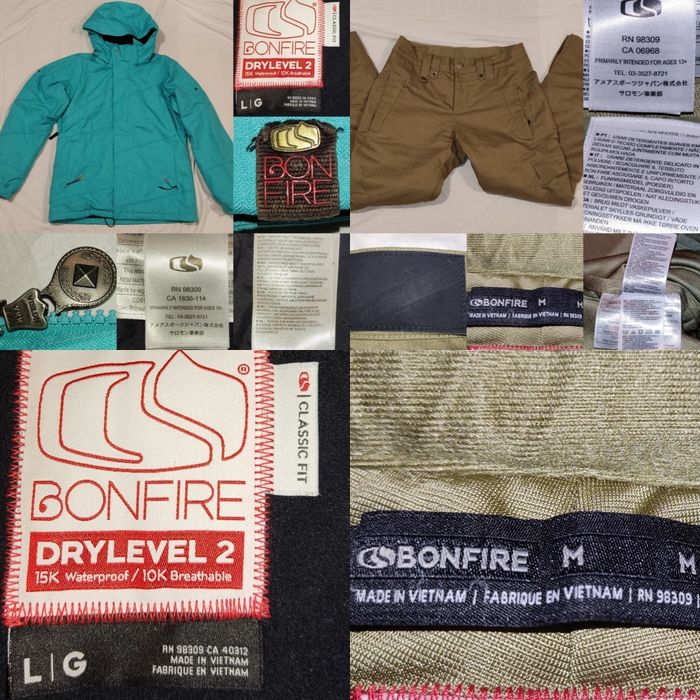 Costum BONFIRE 15.000mm M/L dama fete snowboard munte iarna schi ski